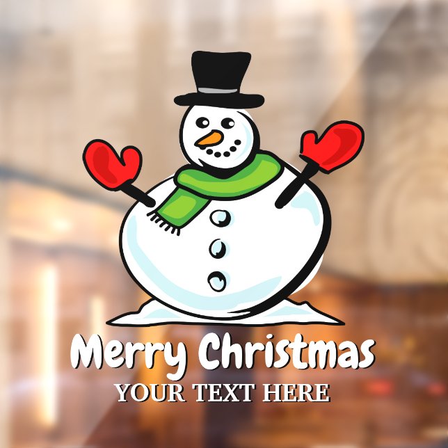 Frosty Christmas snowman decoration custom (Sheet 2)