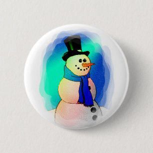 Frosty Dreams 6 Cm Round Badge