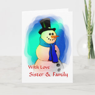 Frosty Dreams Holiday Card