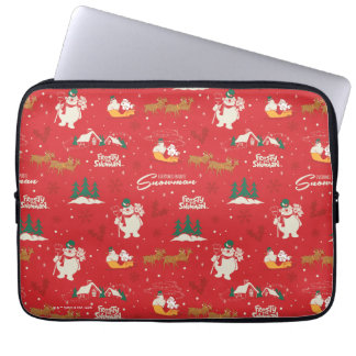 Frosty - Everyone's Favourite Snowman Pattern Laptop Sleeve