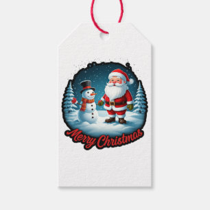 "Frosty Festivities: Christmas Wonderland Fashion" Gift Tags