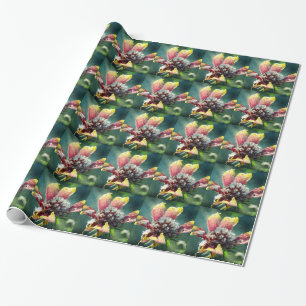 Frosty Flower Wrapping Paper
