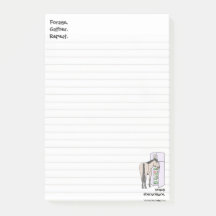 Frosty Forage Sticky Notes
