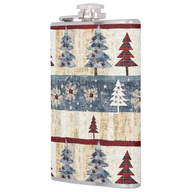Frosty Forest  Hip Flask (Left)