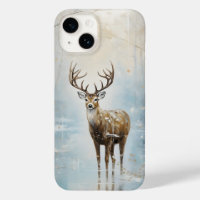 Frosty Forest Woodland Deer