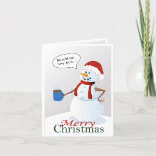 Frosty Friends Forever Holiday Card