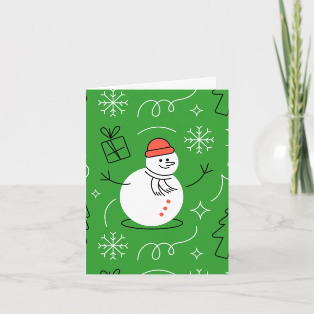 Frosty Greeting Card (Front)