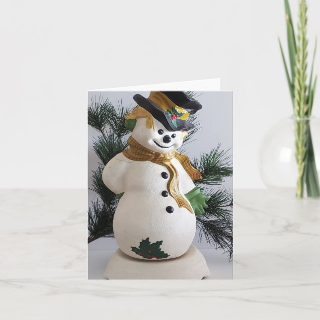 Frosty Holiday Card (Front)
