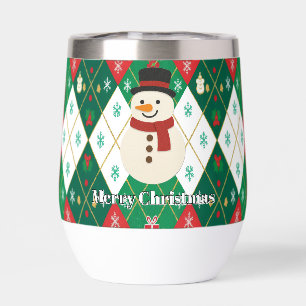 Frosty Holiday Personalized Snowman Christmas