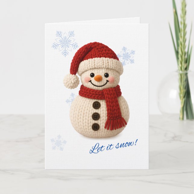 Frosty hugs & snowy smiles card (Front)