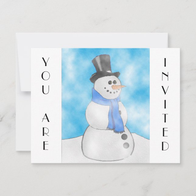 Frosty Invitation (Front)