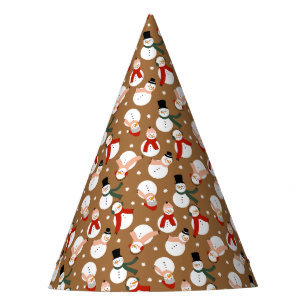 Frosty Merry Snowman Wonderland  Party Hat