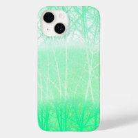 Frosty Misty Branches Mint Green