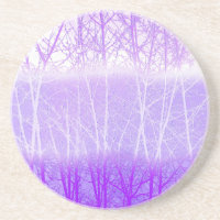 Frosty Misty Trees in Lilac Lavender