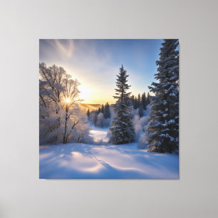 Frosty Morning Canvas Print