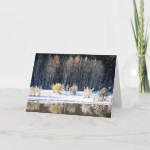 Frosty morning card