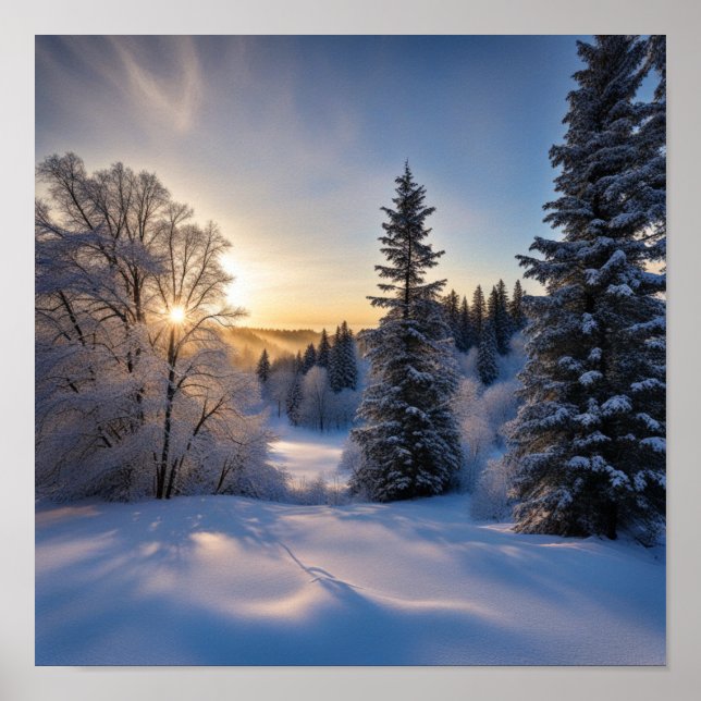 Frosty Morning Poster (Front)