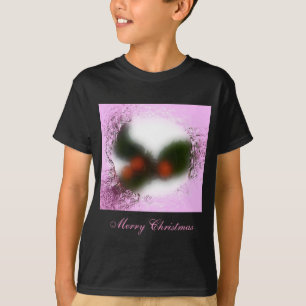 Frosty Pink Holly T-Shirt