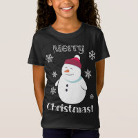 Frosty Snowman Cute Animal Merry Christmas
