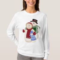 Frosty Snowman Family - Blue