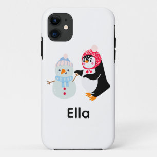 Frosty the Snowman and Penguin Case-Mate iPhone Case