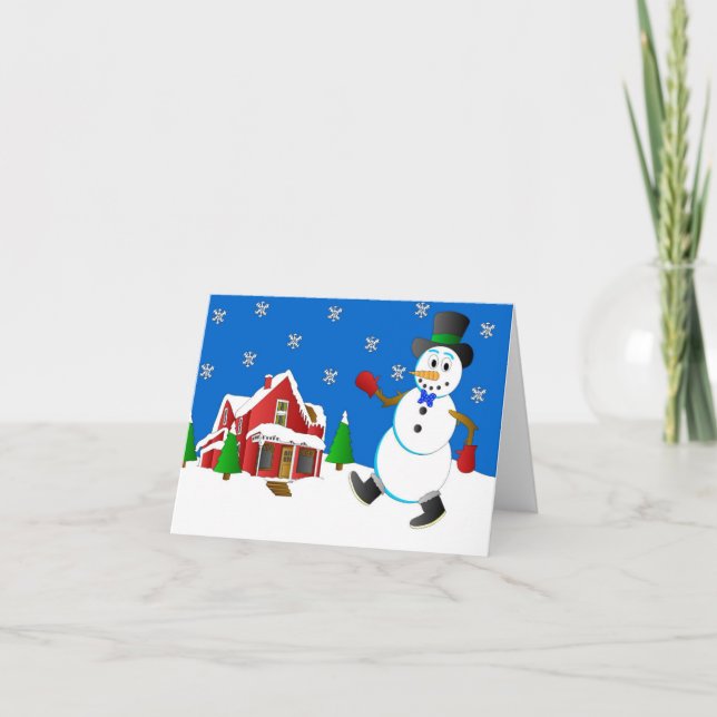 Frosty the Snowman by Joel Anderson Card (Front)