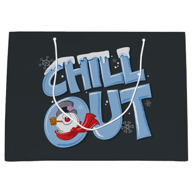 Frosty the Snowman™ | Chill Out Large Gift Bag (Front)
