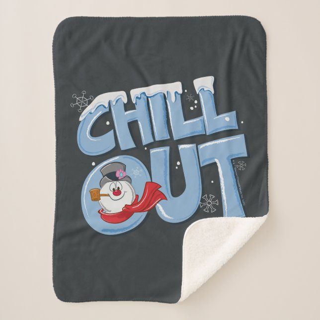 Frosty the Snowman™ | Chill Out Sherpa Blanket (Front)