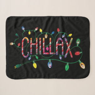 Frosty the Snowman™   "Chillax" Holiday Lights Sherpa Blanket