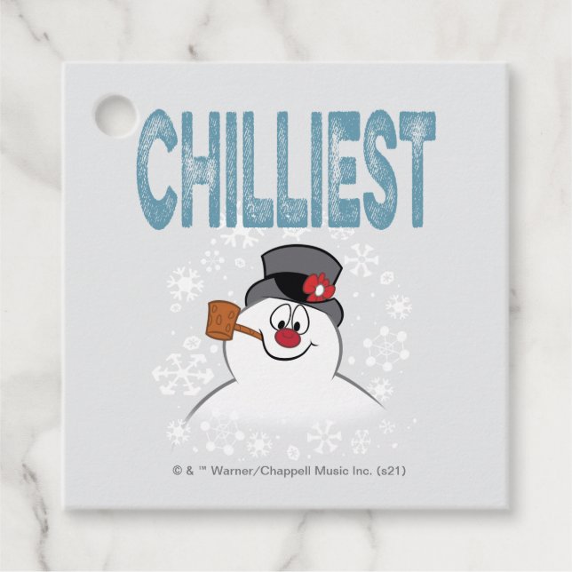 Frosty the Snowman™ | Chilliest Favour Tags (Front)