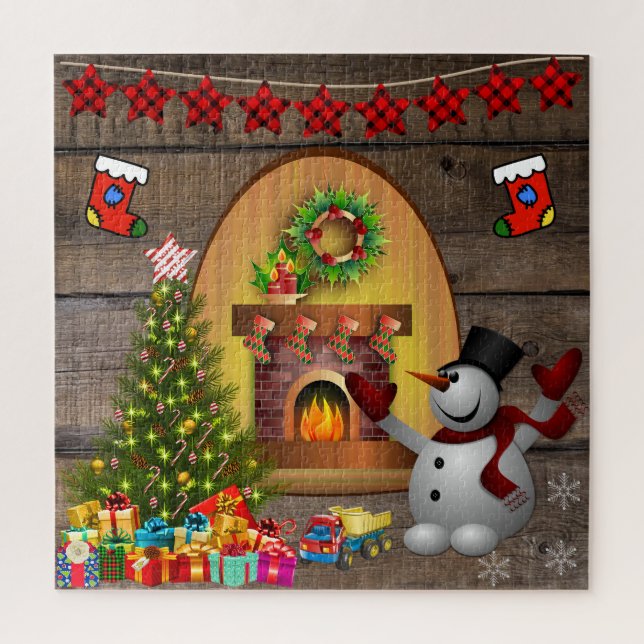 Frosty The Snowman Christmas Jigsaw Puzzle (Vertical)