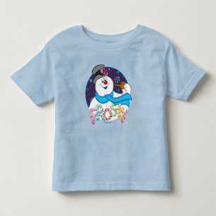 Frosty the Snowman™ Colourful Candy Cane Name Toddler T-Shirt