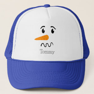 Frosty the Snowman Confuse Face Trucker Hat