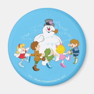 Frosty the Snowman™ Frosty & Children Playing Magnet