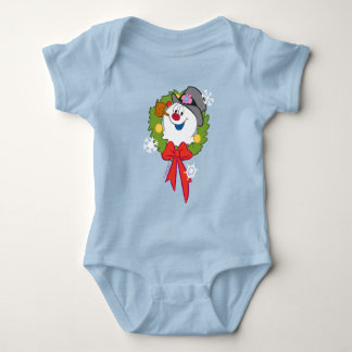 Frosty the Snowman™ | Frosty Holiday Wreath Baby Bodysuit