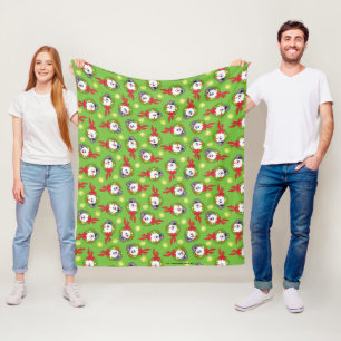 Frosty the Snowman™   Frosty Holiday Wreath Fleece Blanket