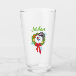 Frosty the Snowman™ Frosty Holiday Wreath Glass