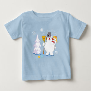 Frosty the Snowman™ Frosty & Karen Winter Fun Baby T-Shirt