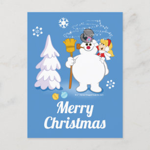 Frosty the Snowman™   Frosty & Karen Winter Fun Holiday Postcard