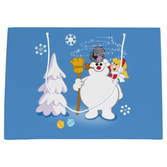 Frosty the Snowman™ | Frosty & Karen Winter Fun Large Gift Bag (Front)