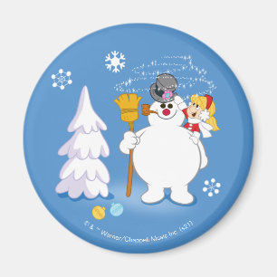 Frosty the Snowman™ Frosty & Karen Winter Fun Magnet