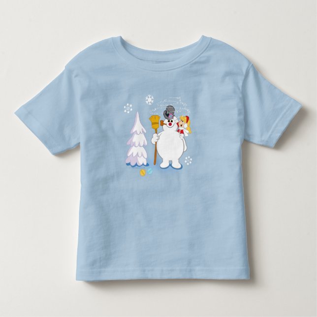 Frosty the Snowman™ | Frosty & Karen Winter Fun Toddler T-Shirt (Front)