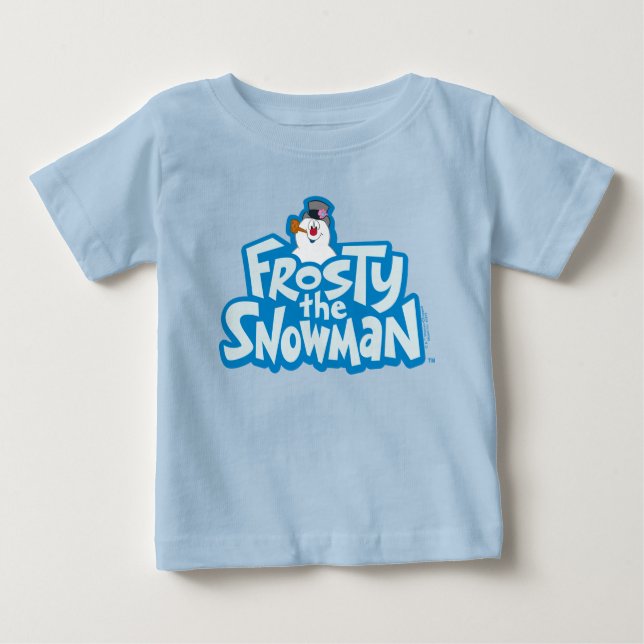 Frosty the Snowman™ | Frosty Stacked Logo Baby T-Shirt (Front)