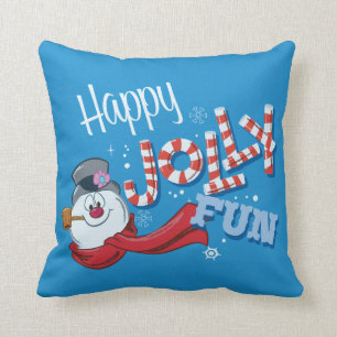 Frosty the Snowman™ Happy Jolly Fun Cushion