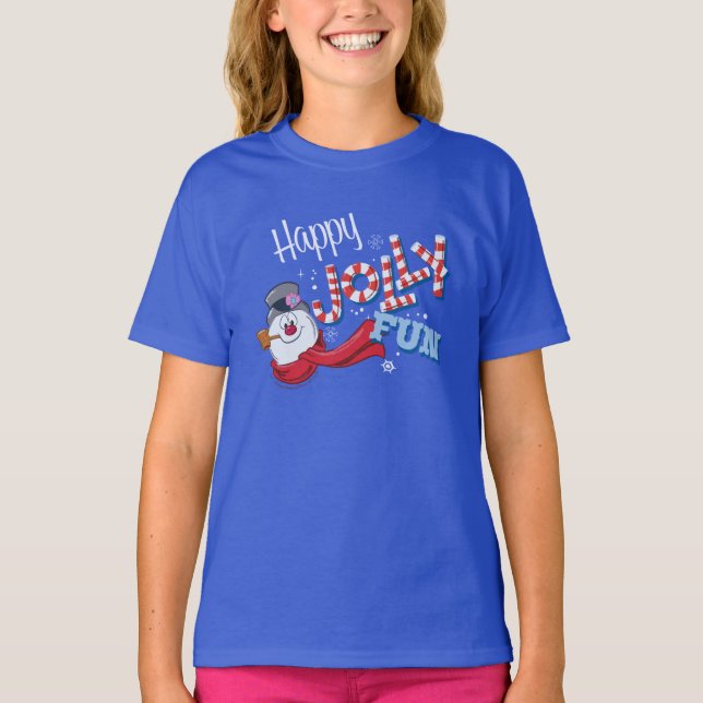 Frosty the Snowman™ | Happy Jolly Fun T-Shirt (Front)