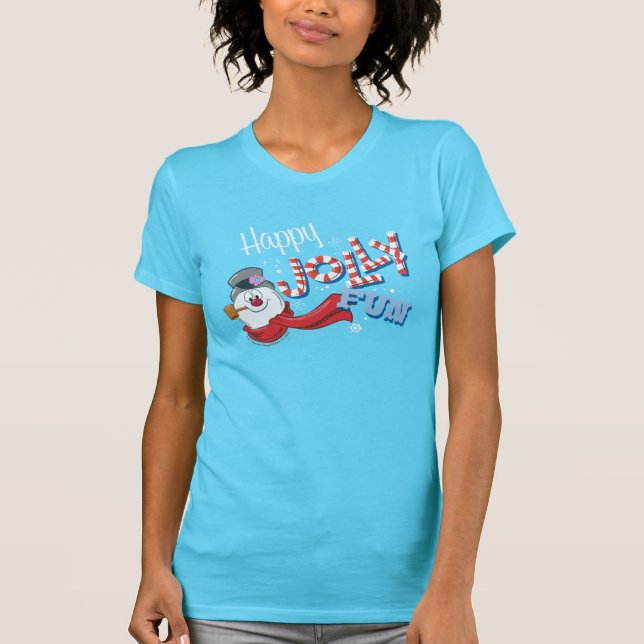 Frosty the Snowman™ | Happy Jolly Fun T-Shirt (Front)