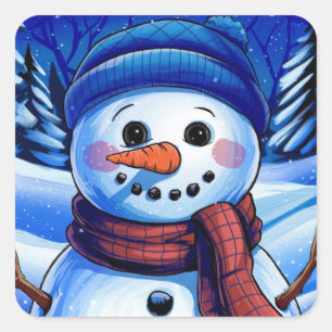 Frosty the Snowman Hoilday Sticker