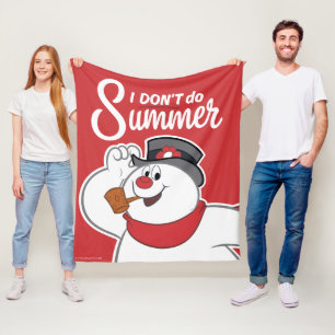 Frosty the Snowman™   I Don't Do Summer Fleece Blanket