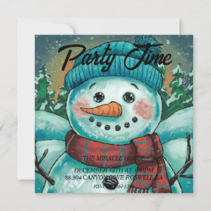 Frosty the Snowman Invitation
