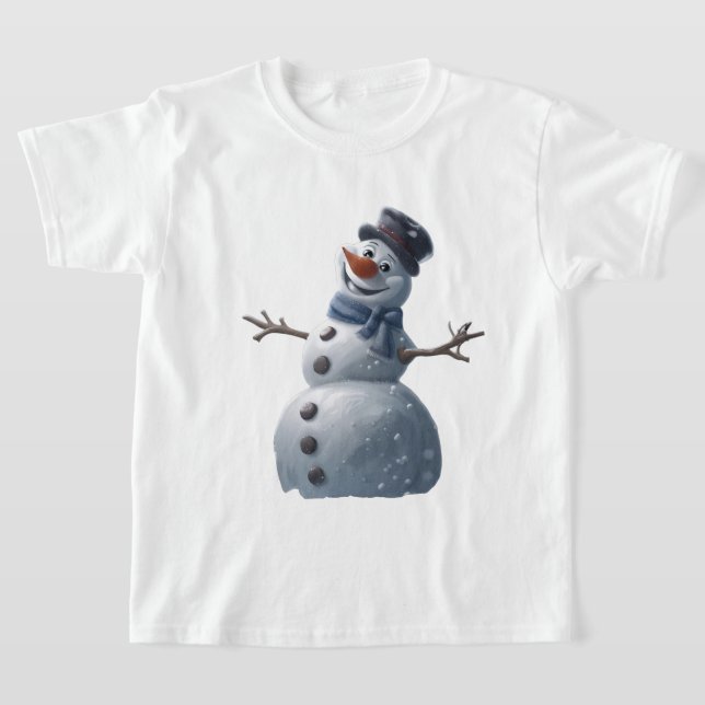 Frosty the Snowman Kids T-Shirt (Laydown)